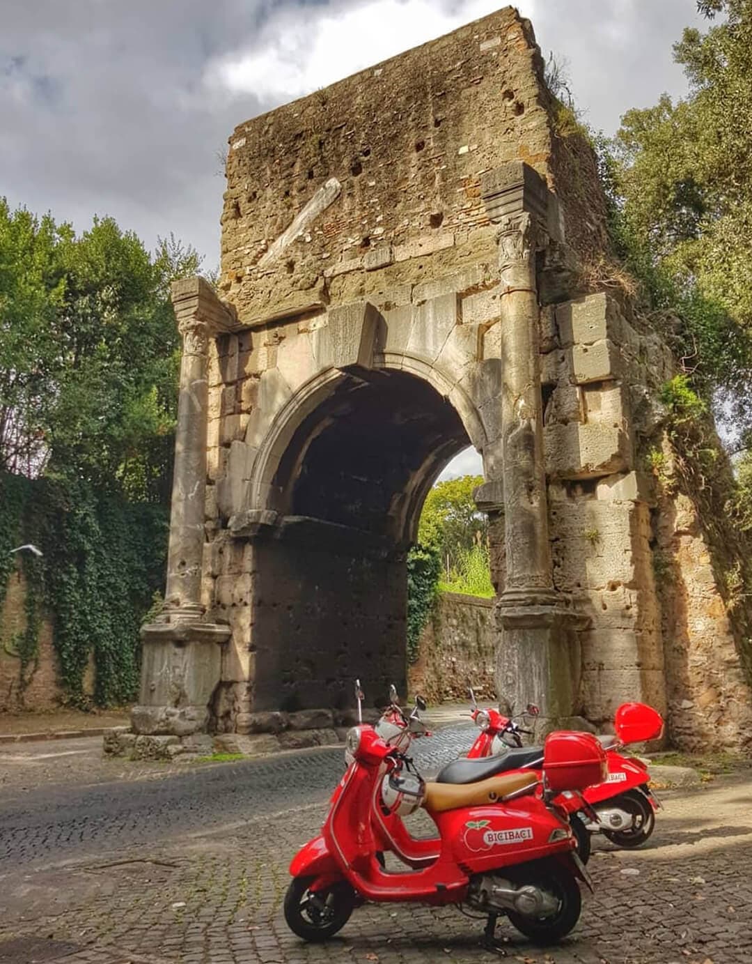Recorrido por Roma en Vespa